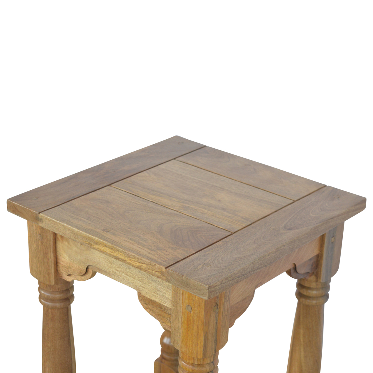 end table with turned legs