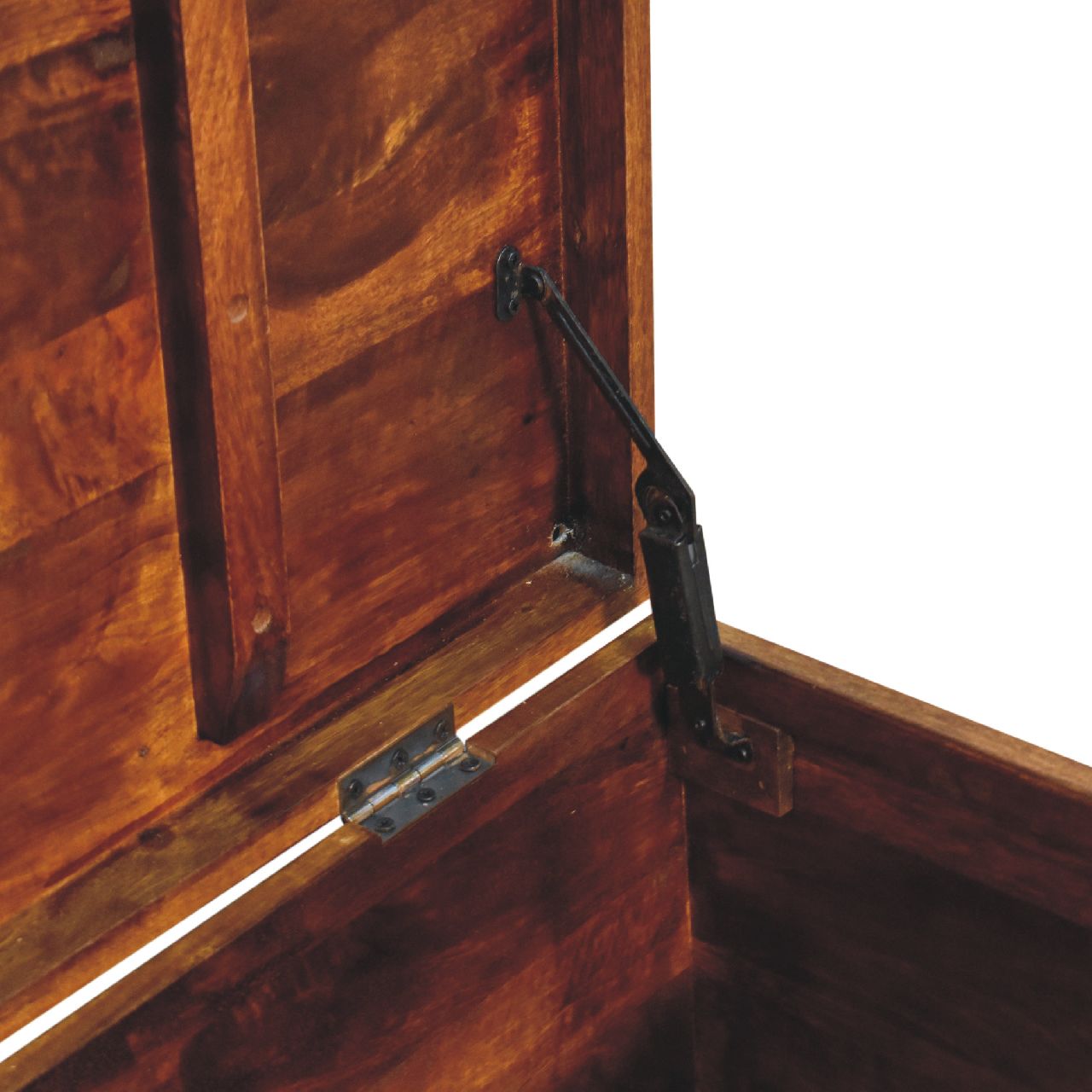 in3576 buffalo hide chestnut storage trunk