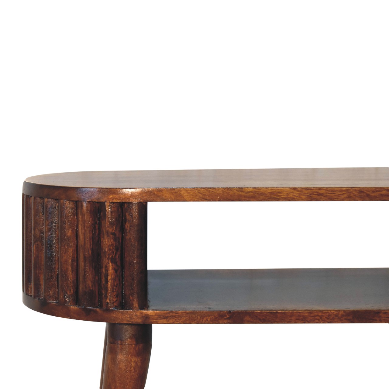 in3596 stripe chestnut writing desk