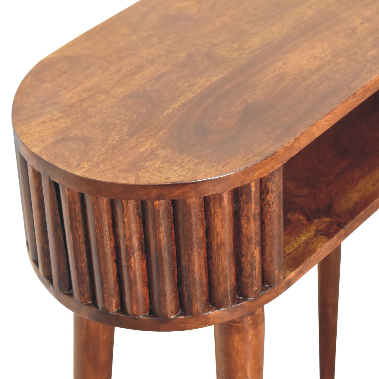 in3596 stripe chestnut writing desk