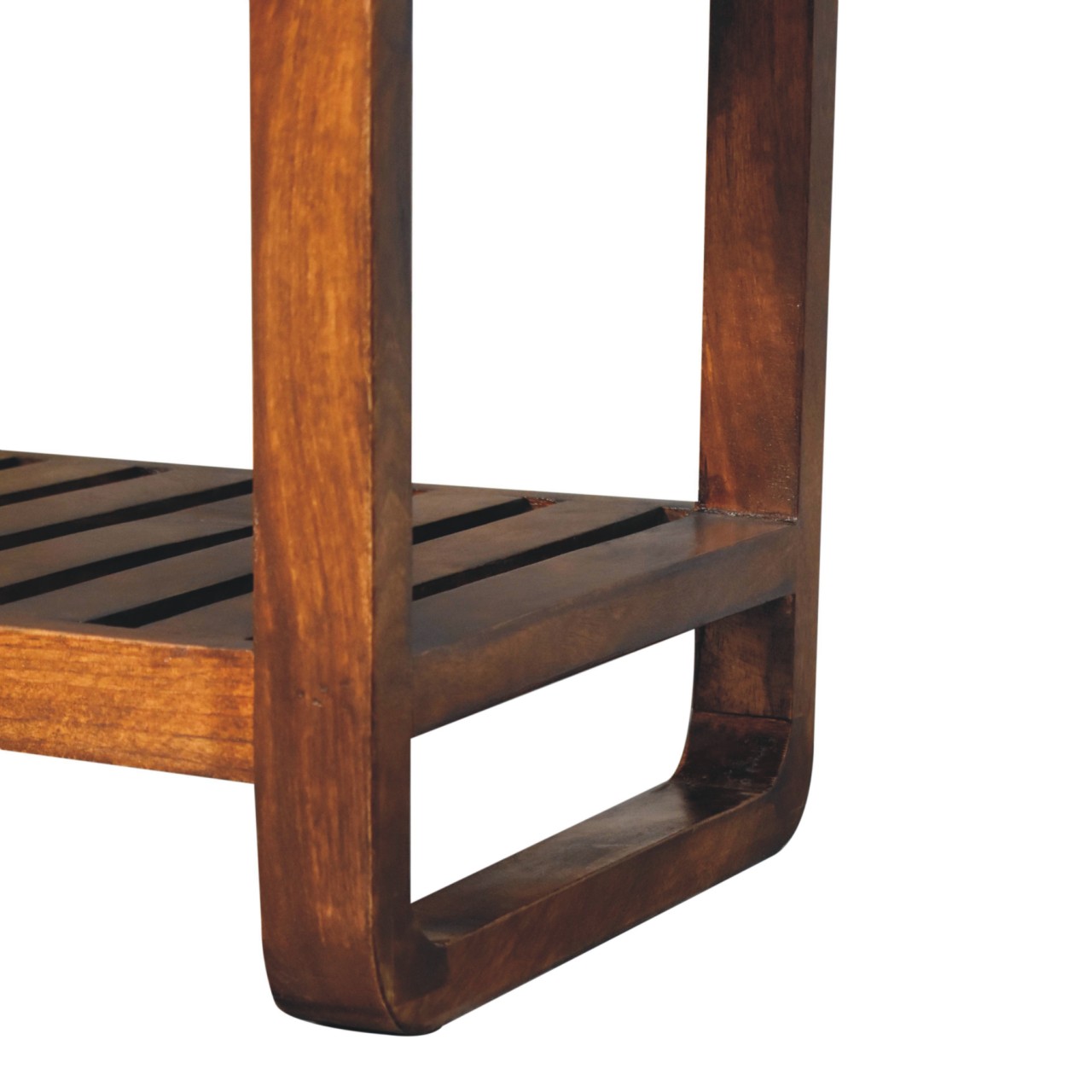 Small Buffalo Slatted Hallway Bench - Image 8