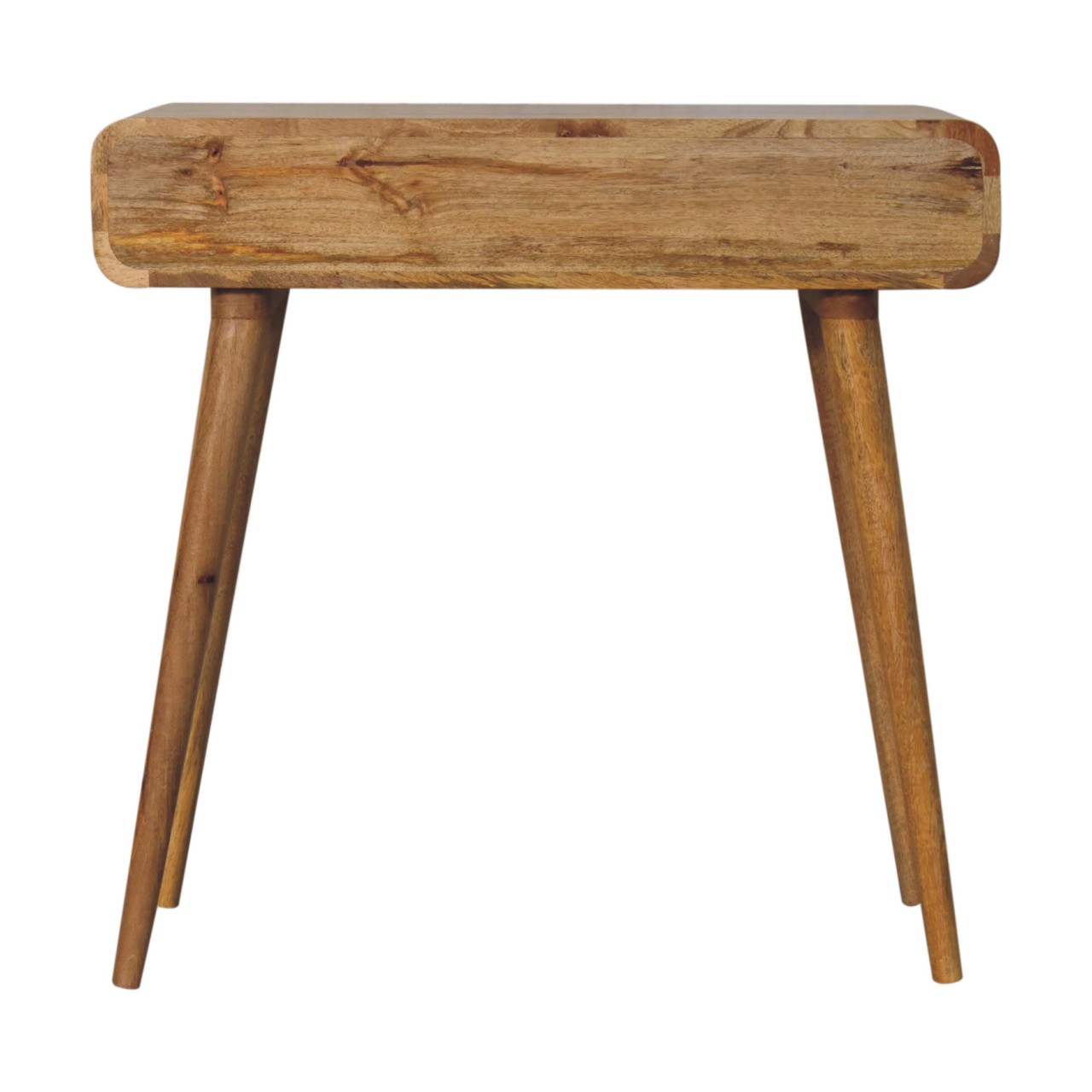 Oak-ish Curved Hallway Table - Image 10