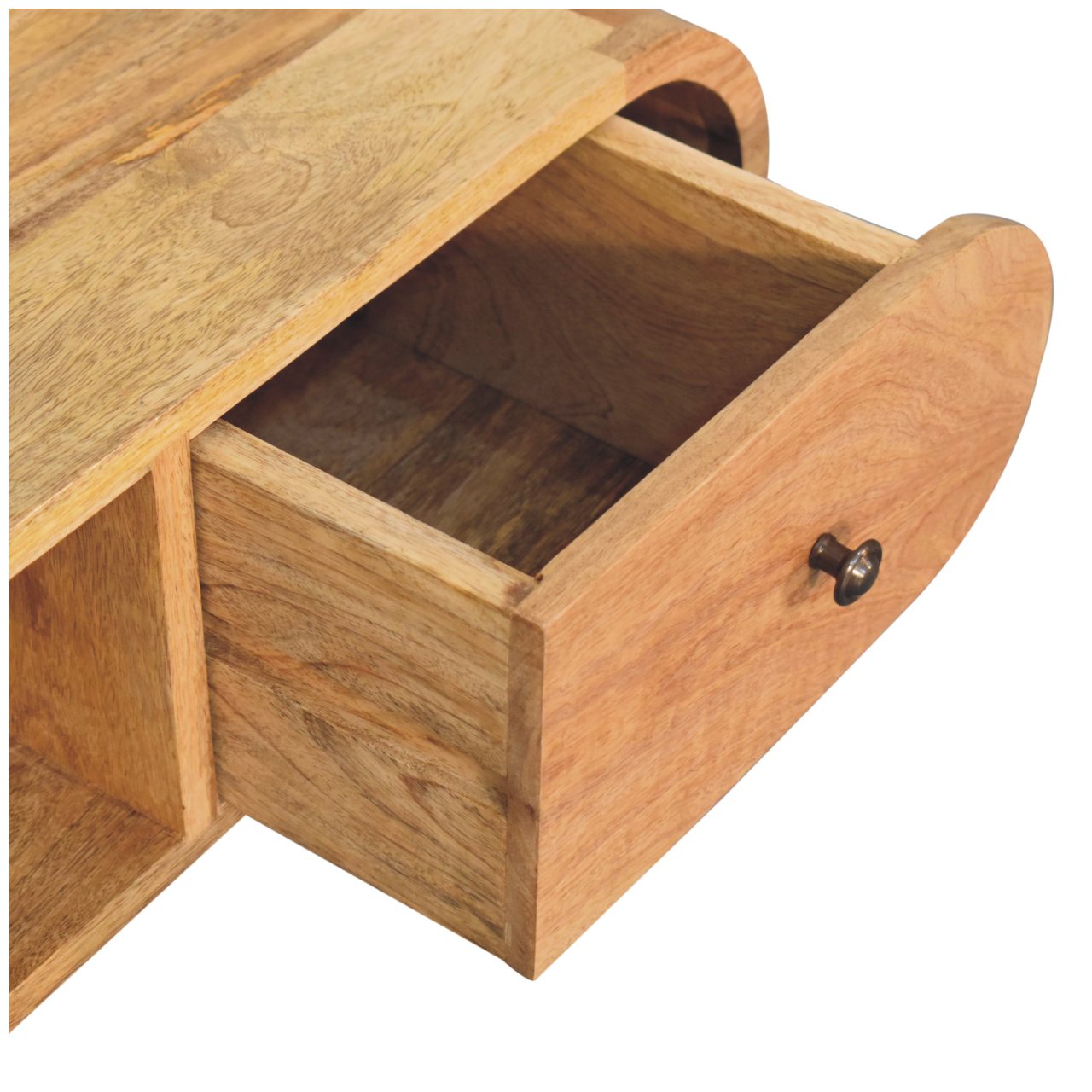 Oak-ish Circular TV Unit - Image 7
