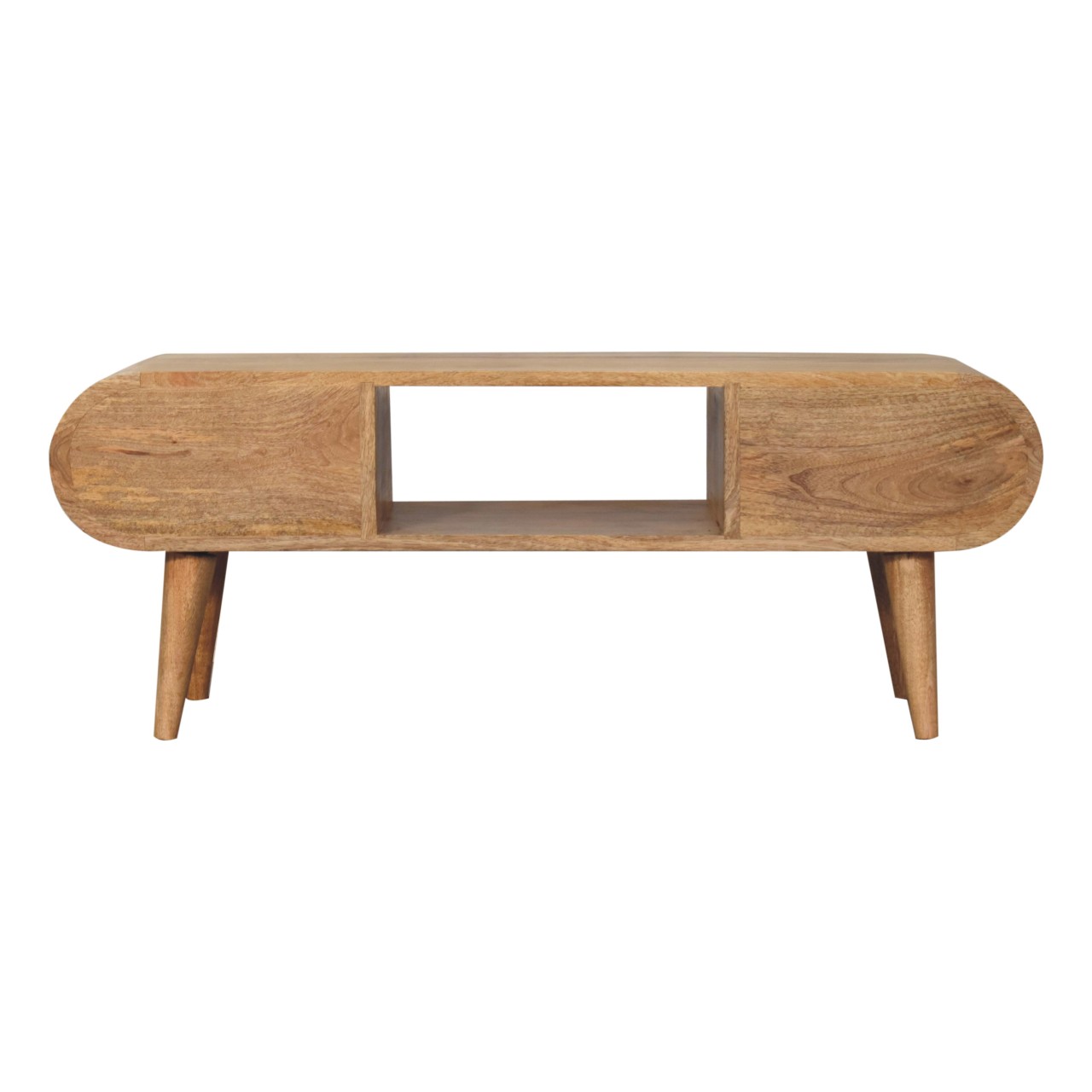 Oak-ish Circular TV Unit - Image 10