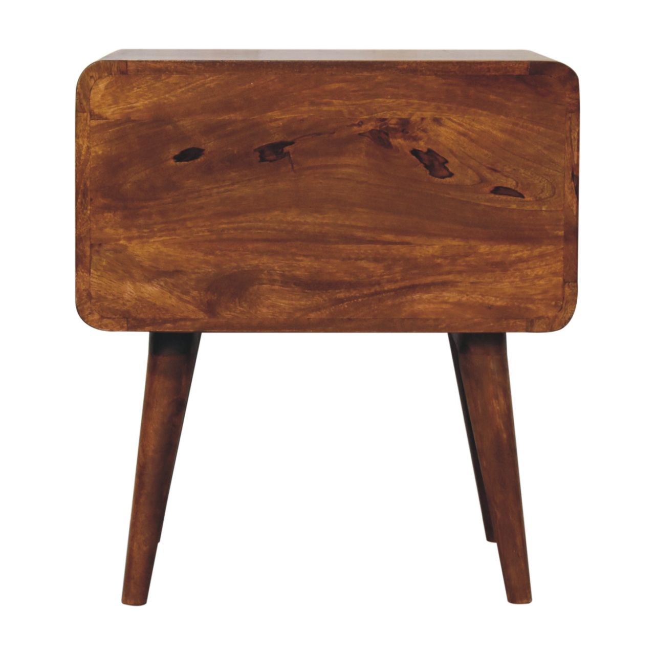 Large Curved Chestnut Bedside - Image 10