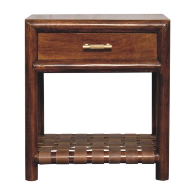 Regency Woven Shelf Nightstand