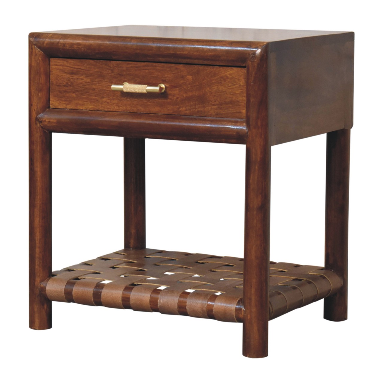 Regency Woven Shelf Nightstand - Image 3