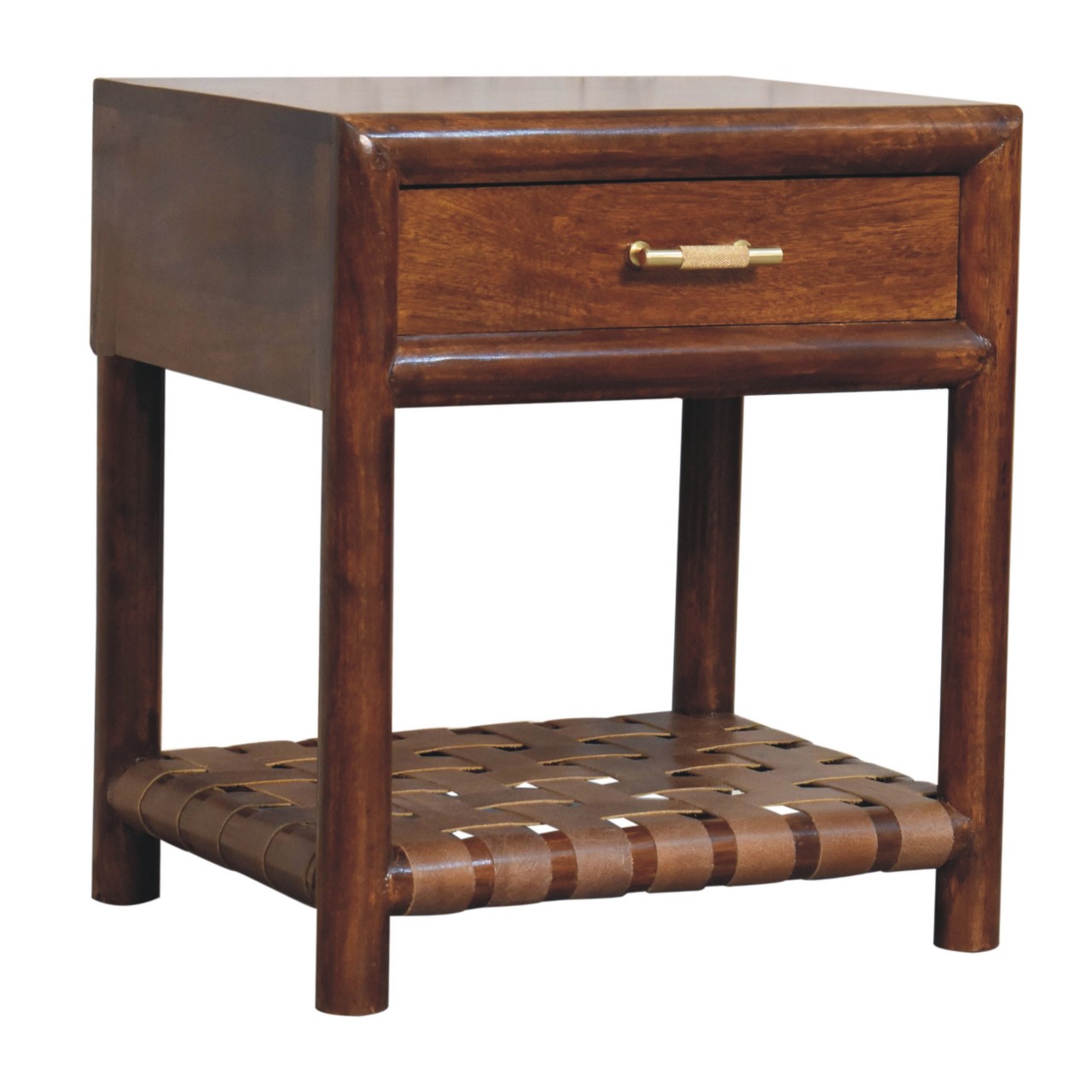 Regency Woven Shelf Nightstand - Image 4