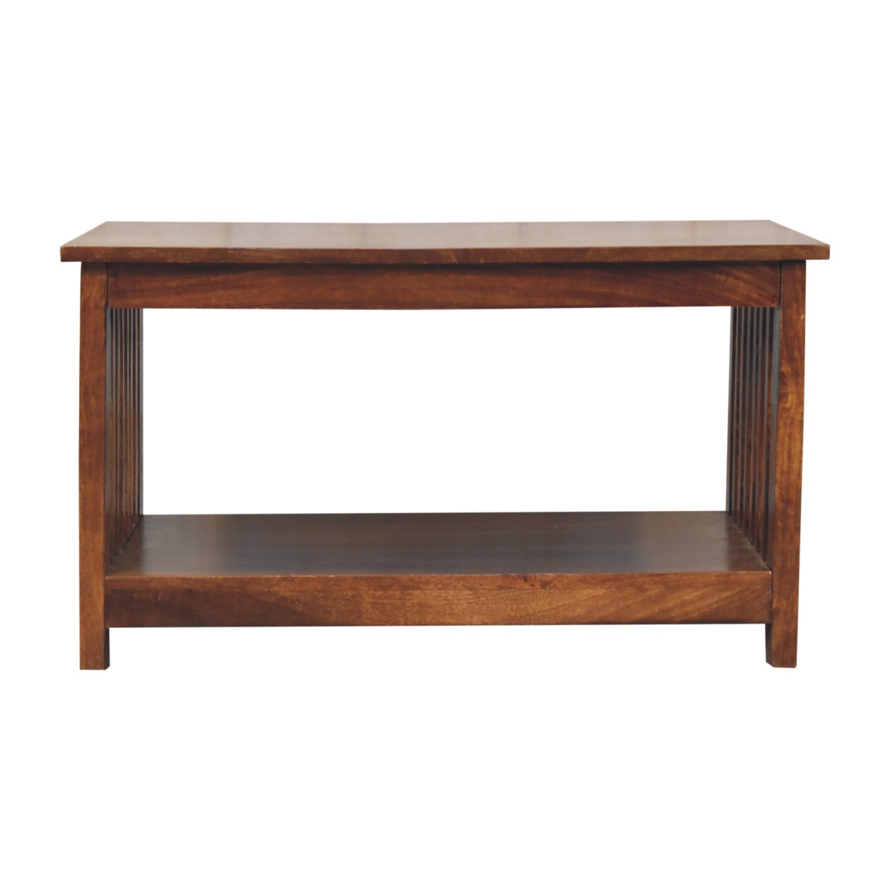 Slatted Chestnut Coffee Table - Image 2
