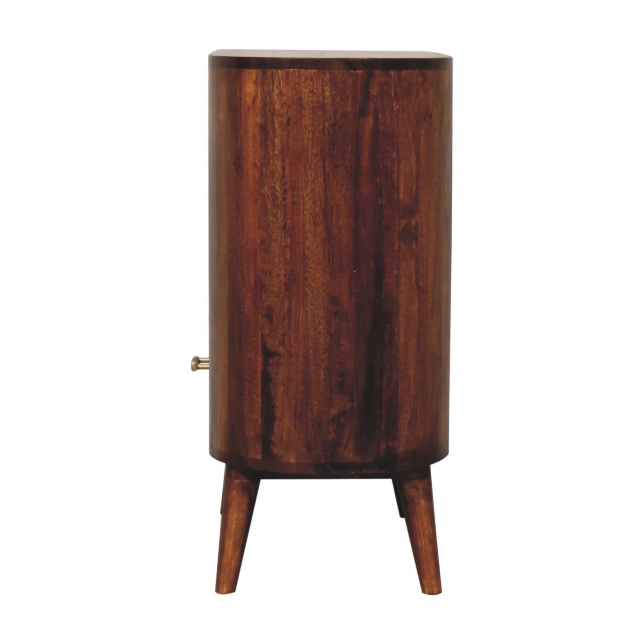 T-bar Cortez Chestnut Open Slot Cabinet - Image 9