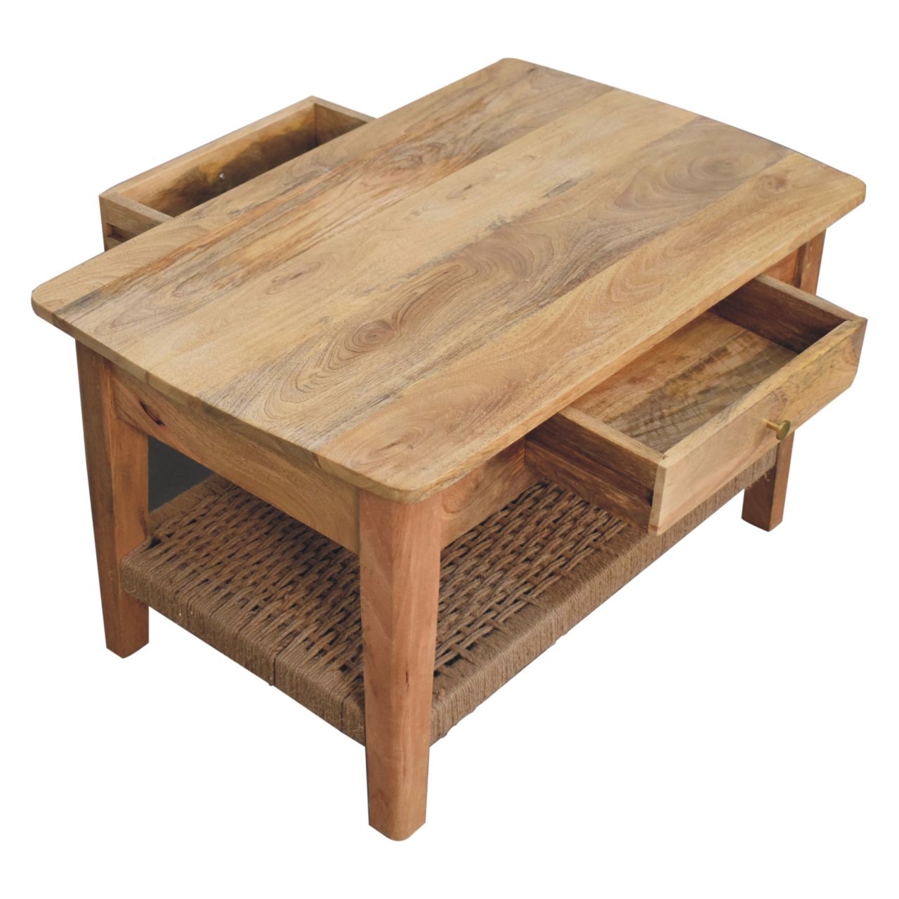 Rope 2 Drawers Coffee Table - Image 5