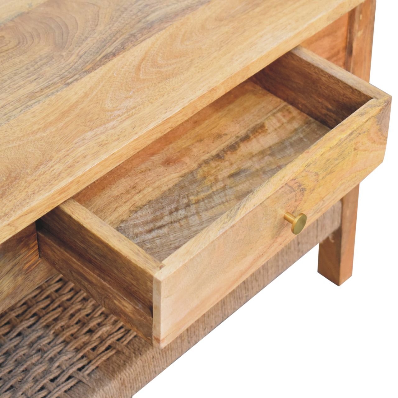 Rope 2 Drawers Coffee Table - Image 6