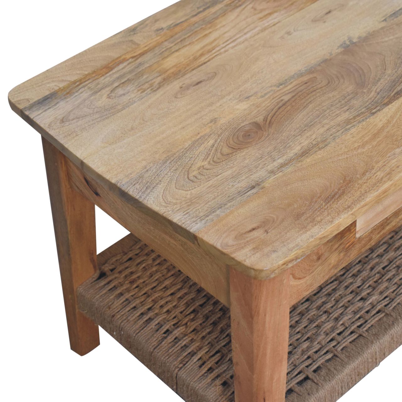 Rope 2 Drawers Coffee Table - Image 7