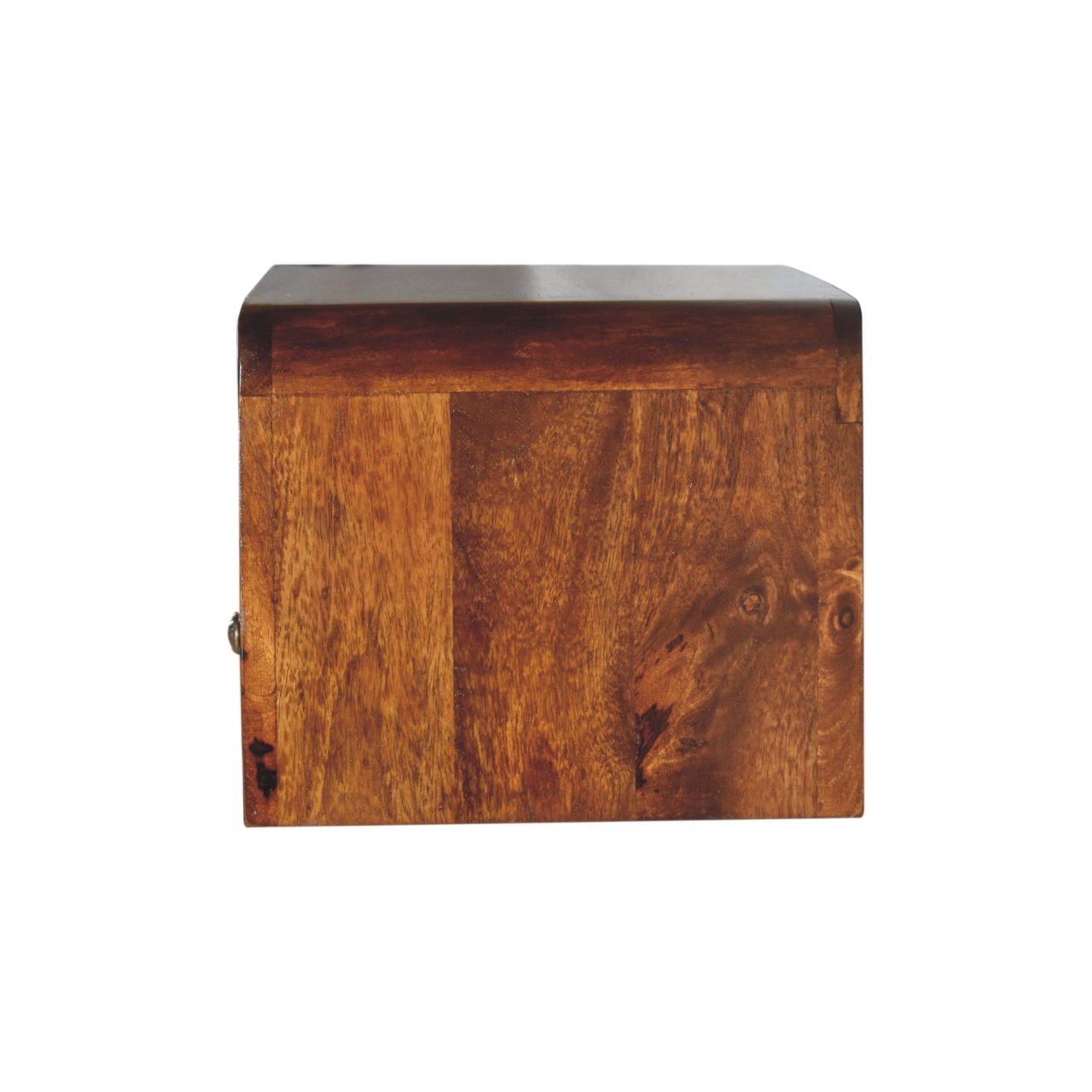 Chunky Chestnut 1 Drawer Wall Mounted Nightstand - Image 9