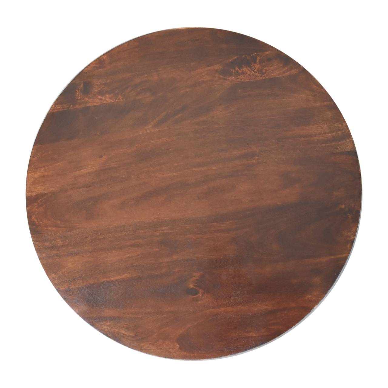 California Walnut Central Table with Ball Feet - Image 8