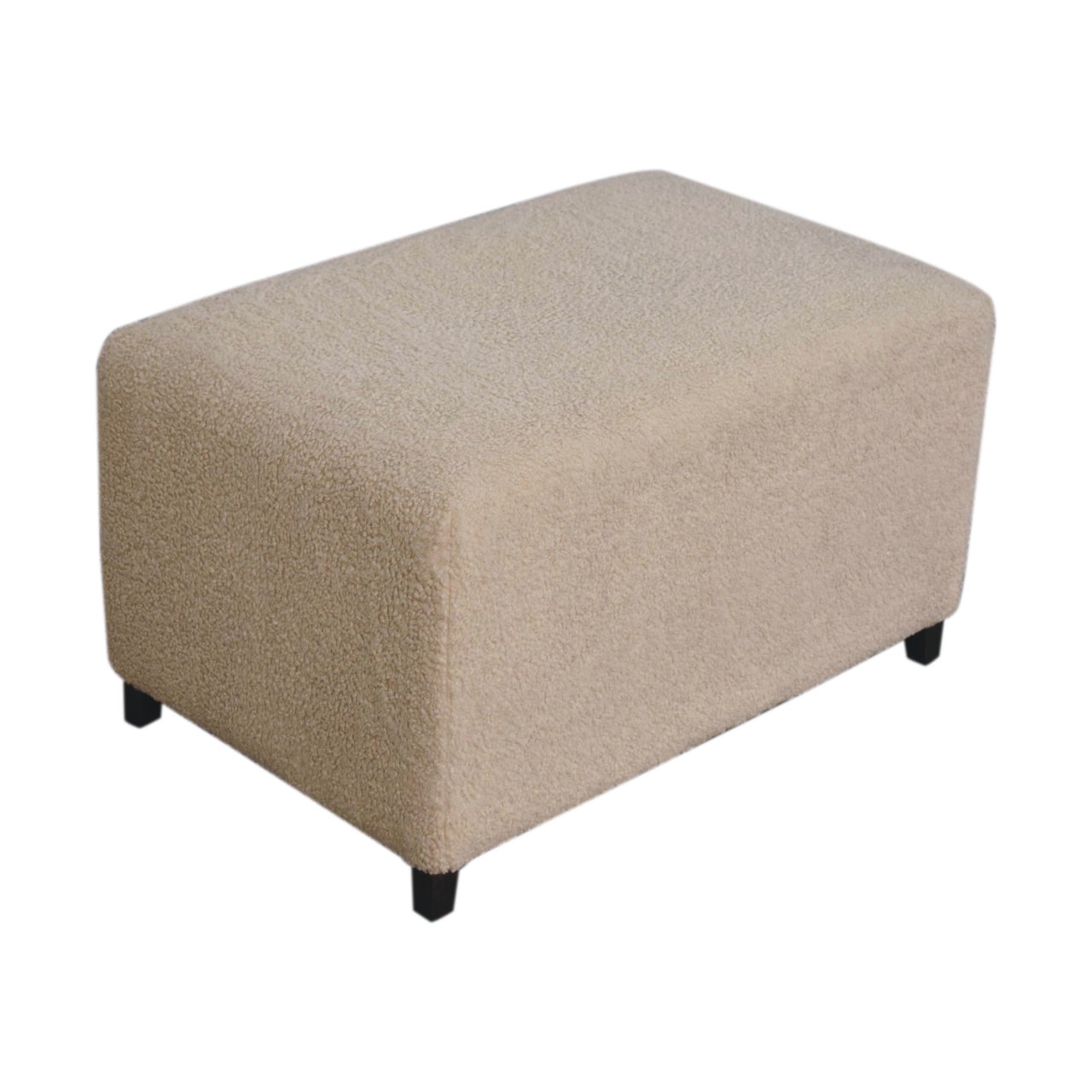 Bliss Cream Bouclé Ottoman - Image 7