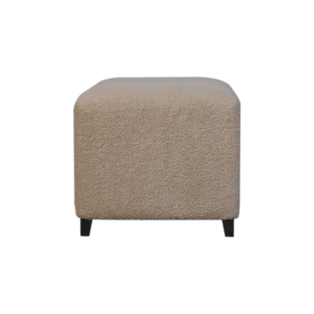 Bliss Cream Bouclé Ottoman - Image 9