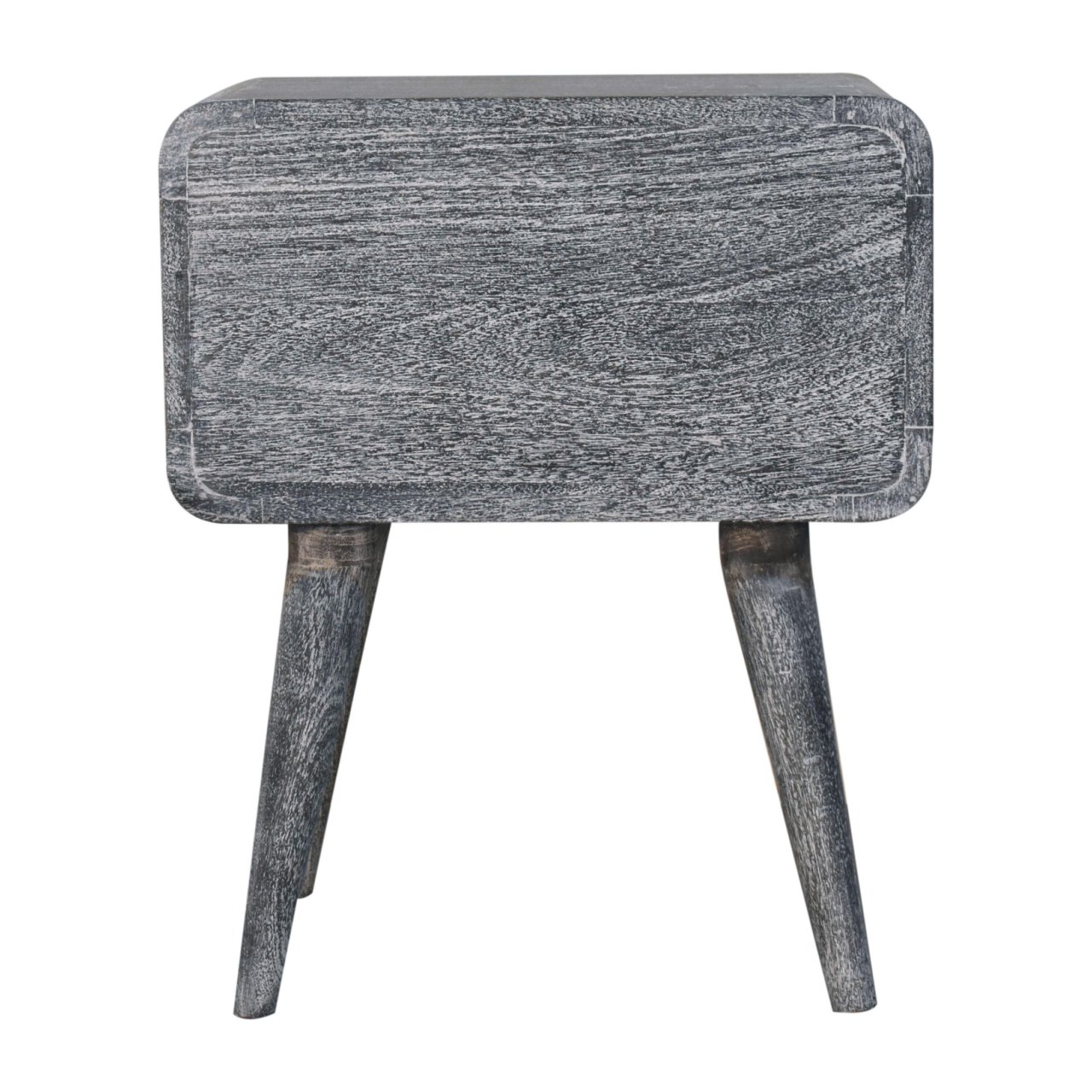 Sandblasted Ash Curved Bedside - Image 11