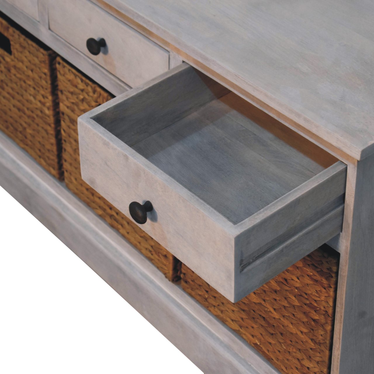 Acid Wash Basket Storage Cabinet - Image 8