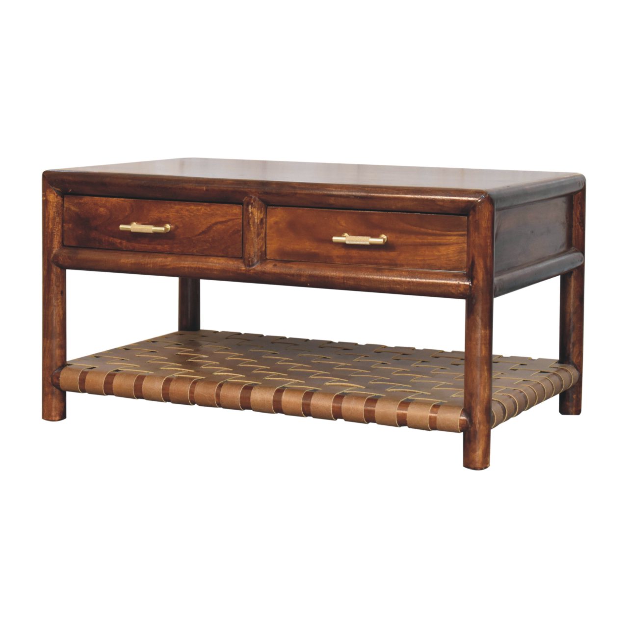 Regency Woven Console Table with 4 drawers - Image 3