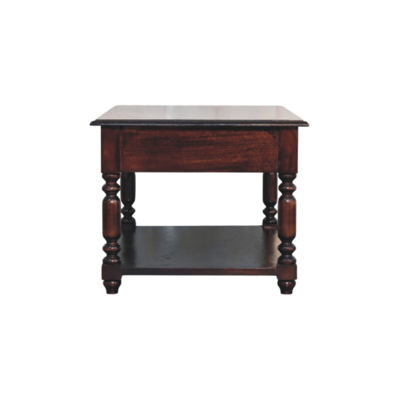 Turned Legs Cherry Console Table - Image 9