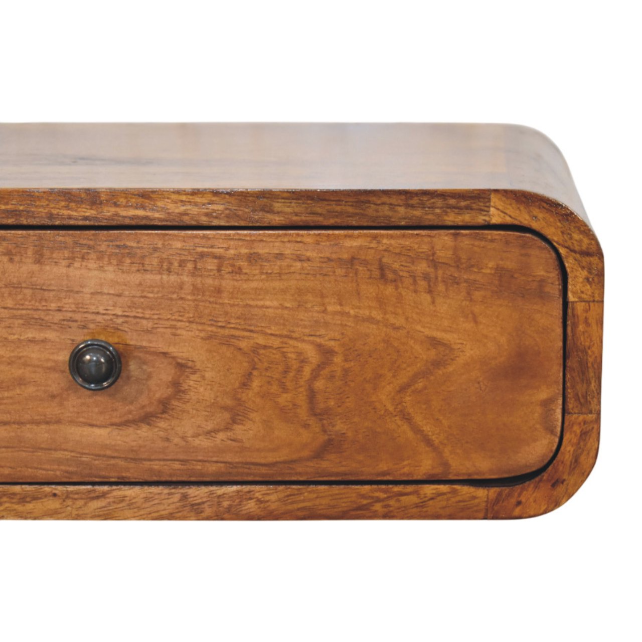 Avora Wall-Mounted Chestnut 1 Drawer Nightstand - Image 4