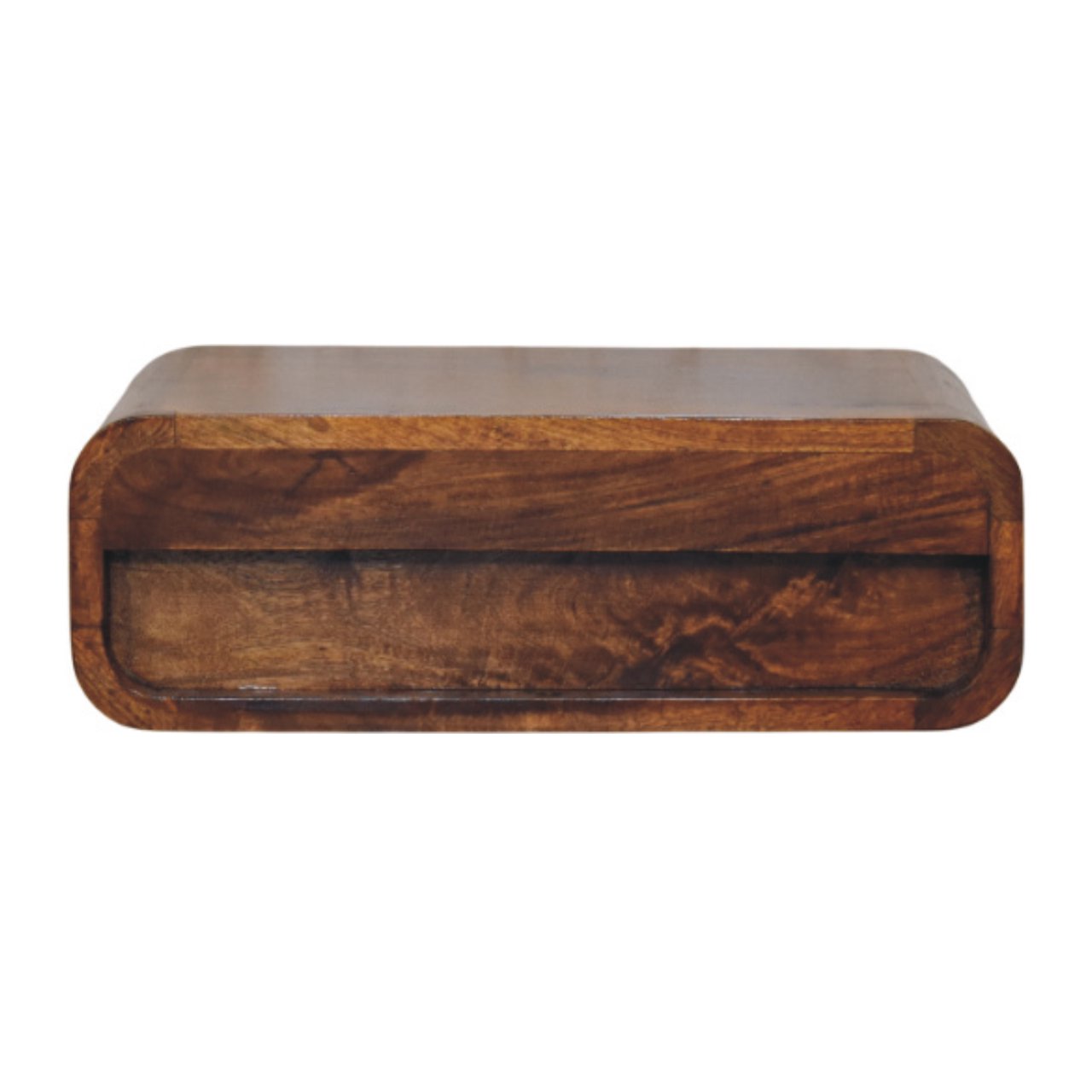 Avora Wall-Mounted Chestnut 1 Drawer Nightstand - Image 9