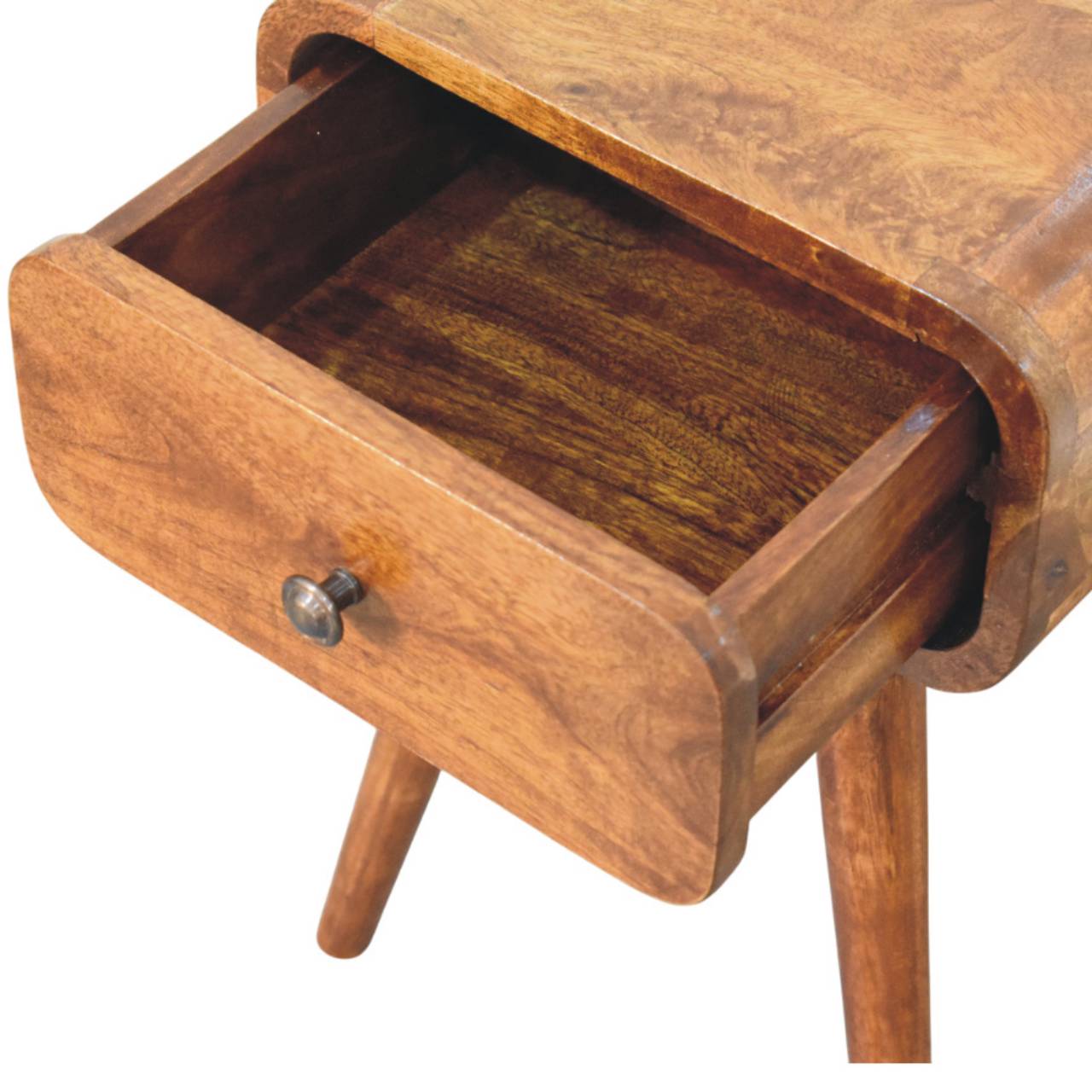 Avora Mini Chestnut Nightstand with 1 drawer - Image 7