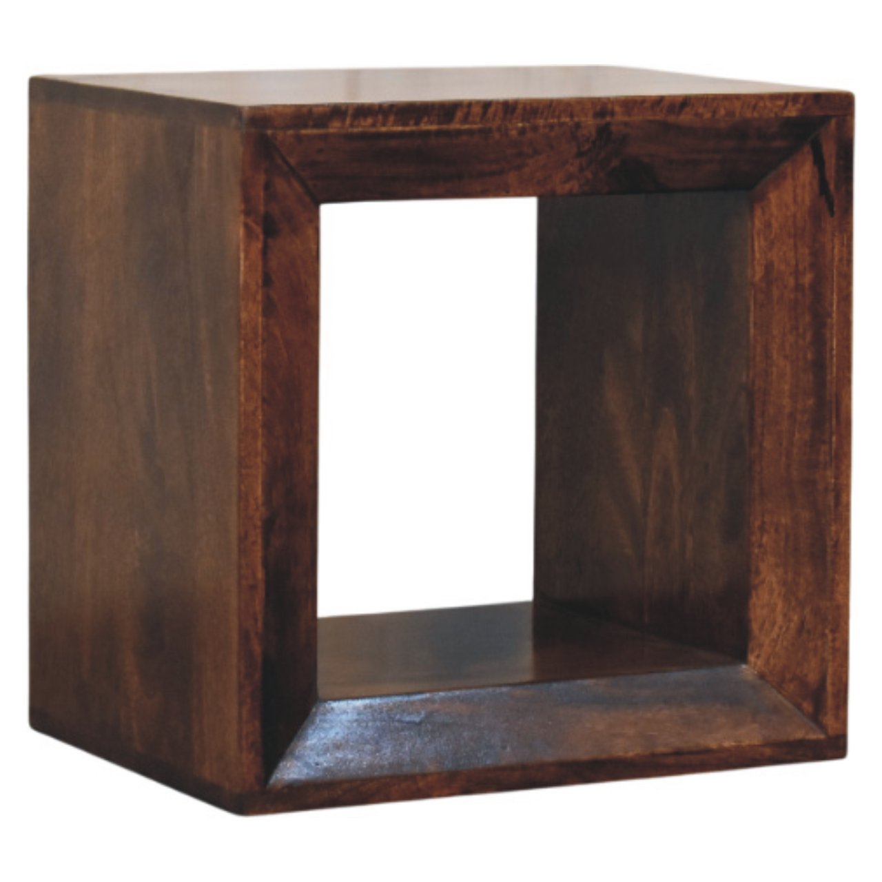 Solis Open California Walnut Side Table - Image 3