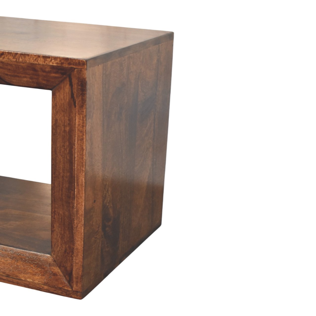 Solis Open California Walnut Side Table - Image 6