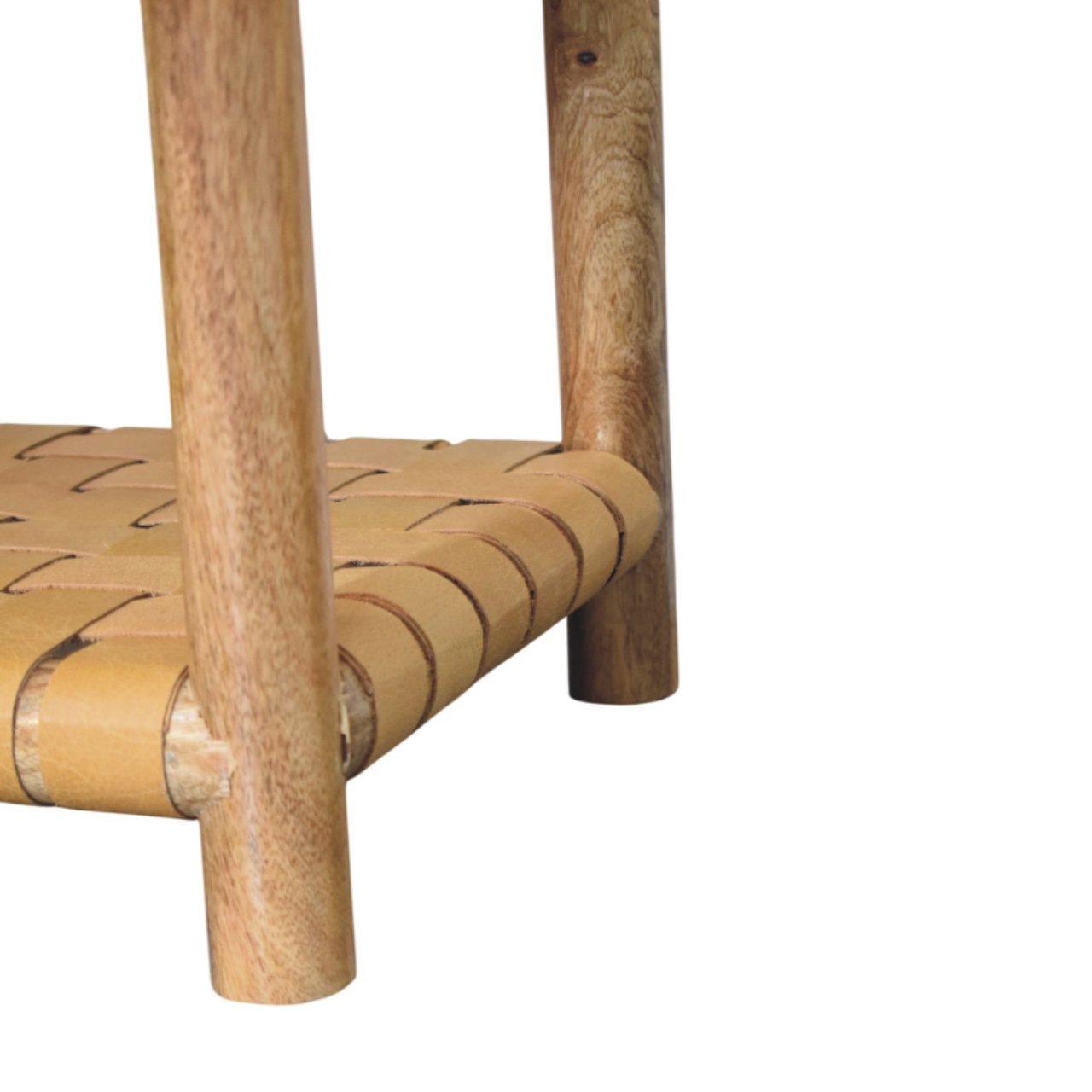 Regency Woven Oak-ish Nightstand with Drawer - Image 8