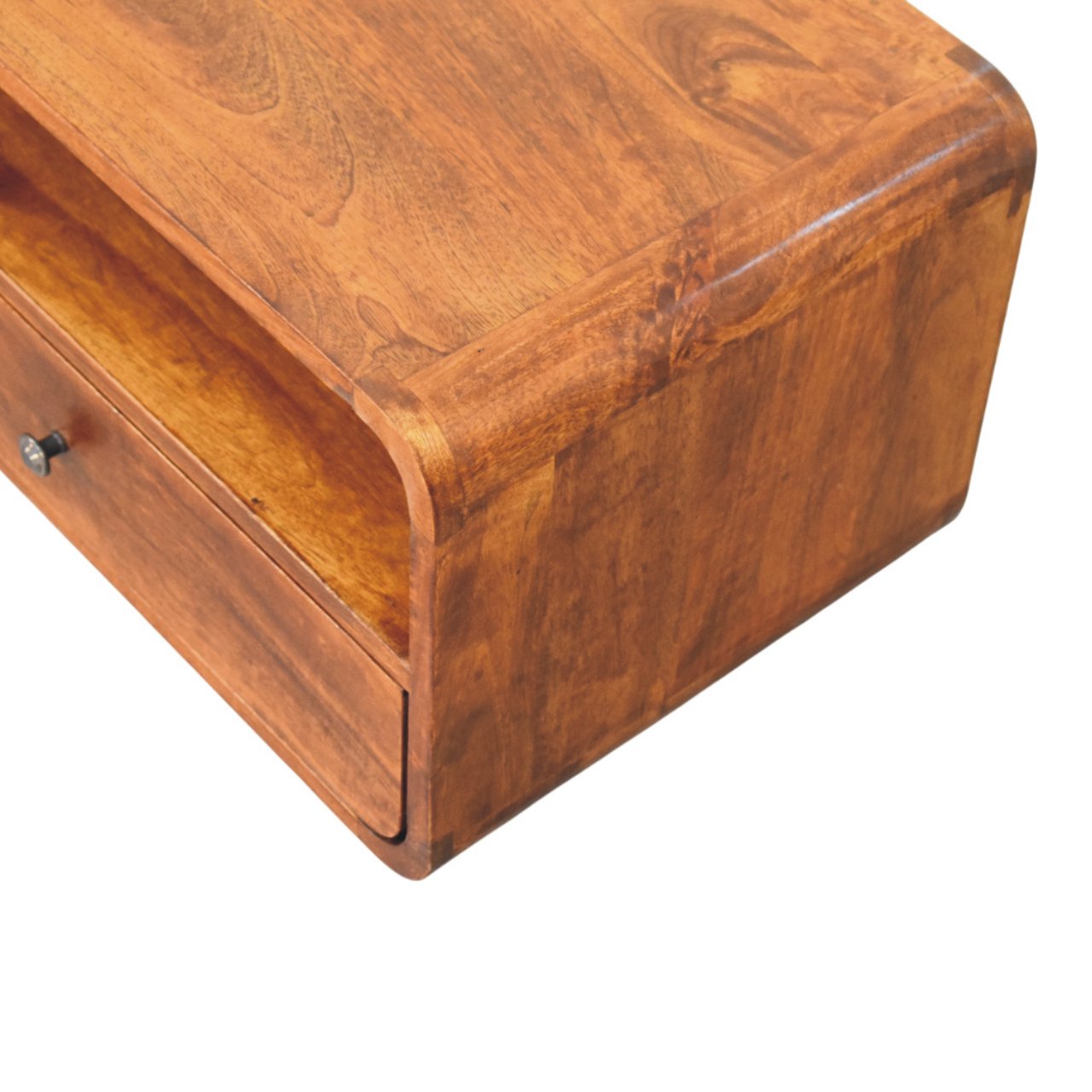 Avora Wall-Mounted Chestnut Nightstand - Image 5