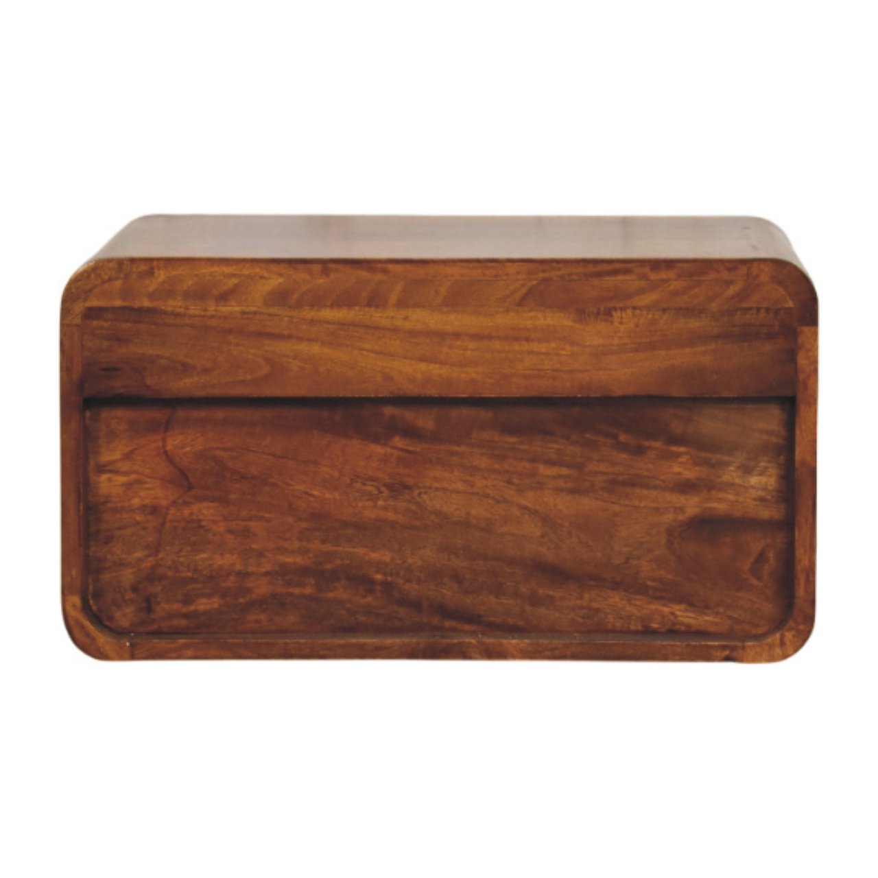 Avora Wall-Mounted Chestnut Nightstand - Image 9