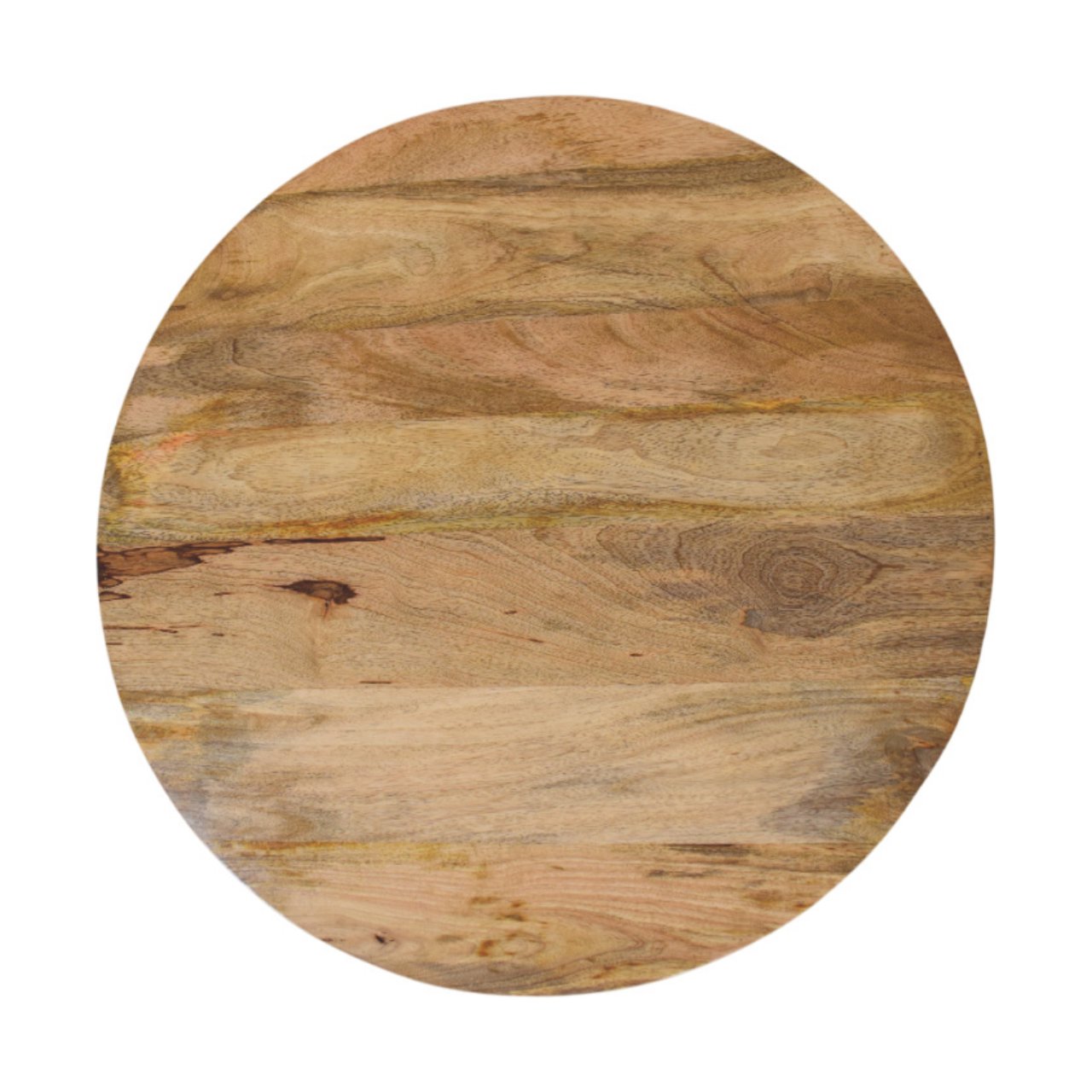 Slatted Round Oak-ish Coffee Table - Image 8