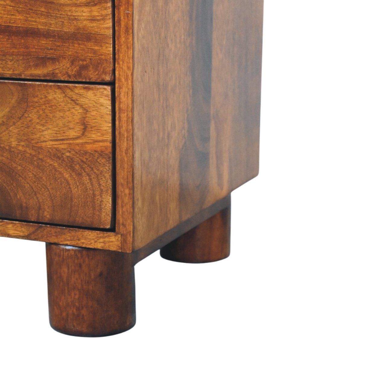 Tula 2 Drawer Chestnut Nightstand - Image 6