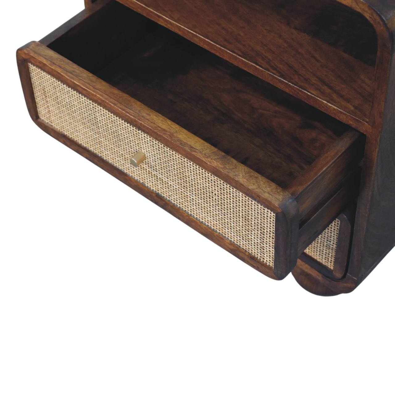 Larissa 2 Drawer Chestnut Nightstand - Image 5