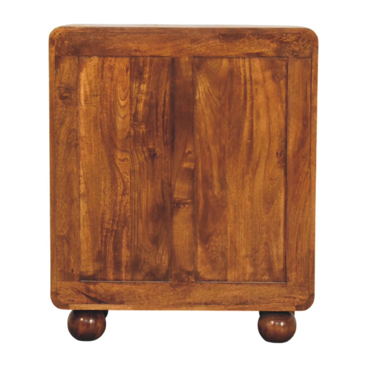 Larissa 2 Door Chestnut Cabinet - Image 9