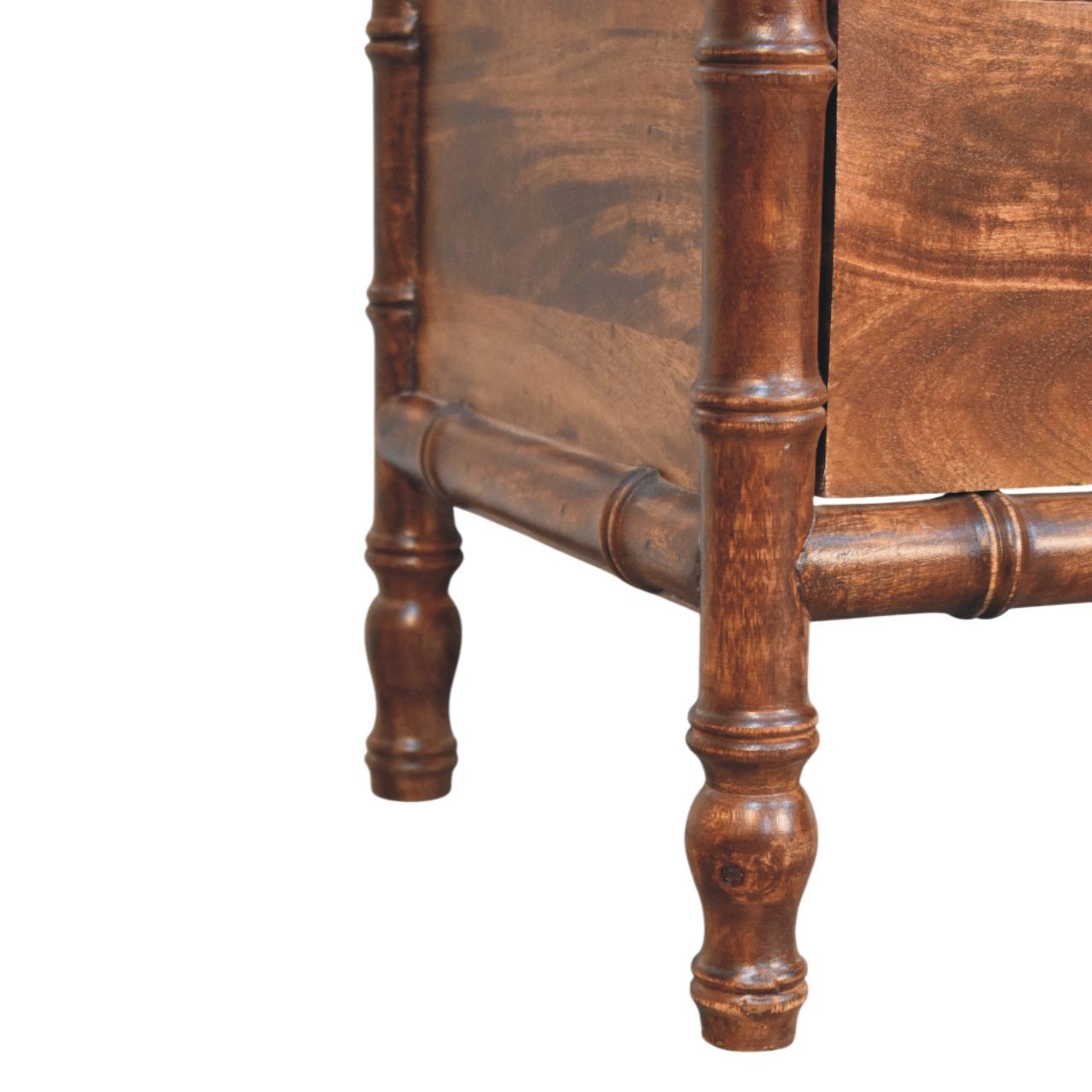 Bamboo Frame Nightstand in Roasted Almond - Image 7