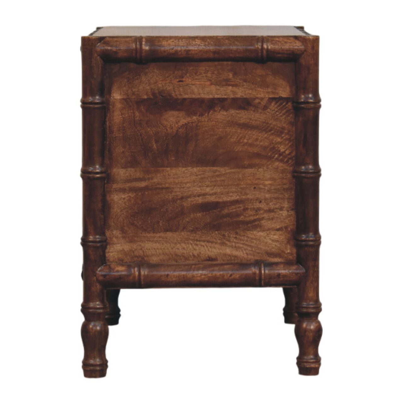 Bamboo Frame Nightstand in Roasted Almond - Image 8