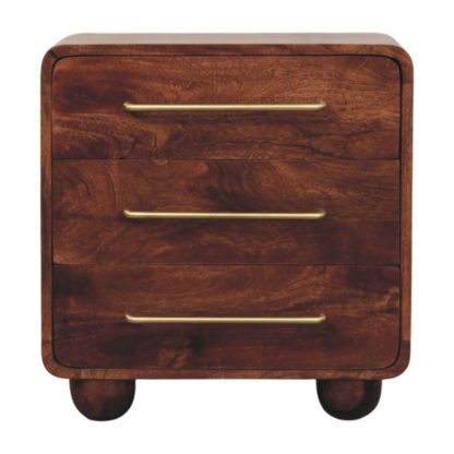 3-Drawer Rounded Chest