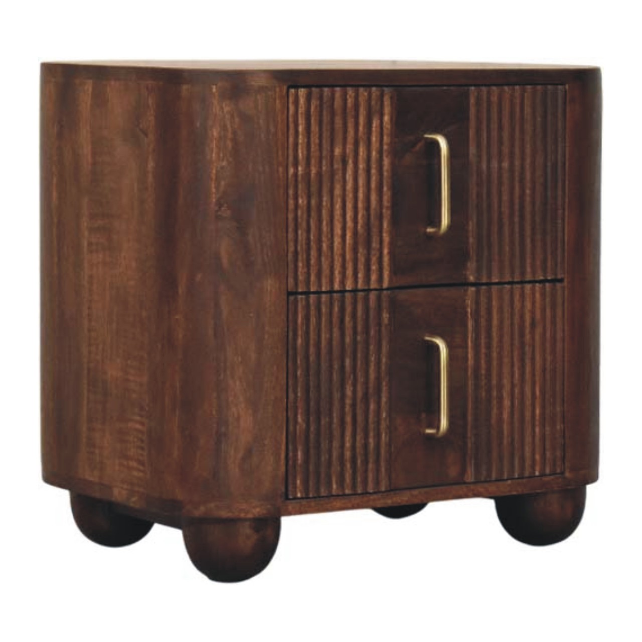 Marlowe Fluted Nightstand - Image 2