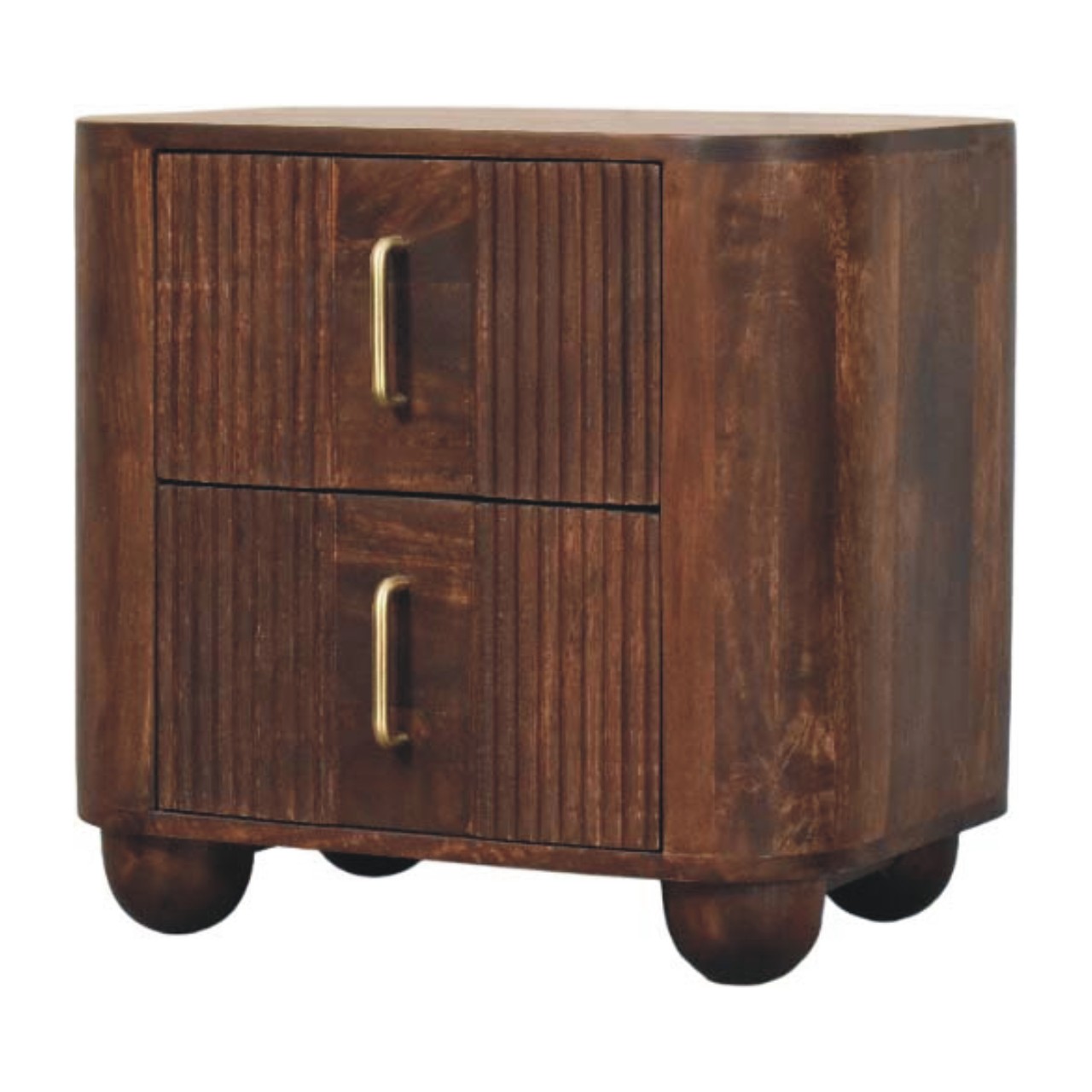 Marlowe Fluted Nightstand - Image 3