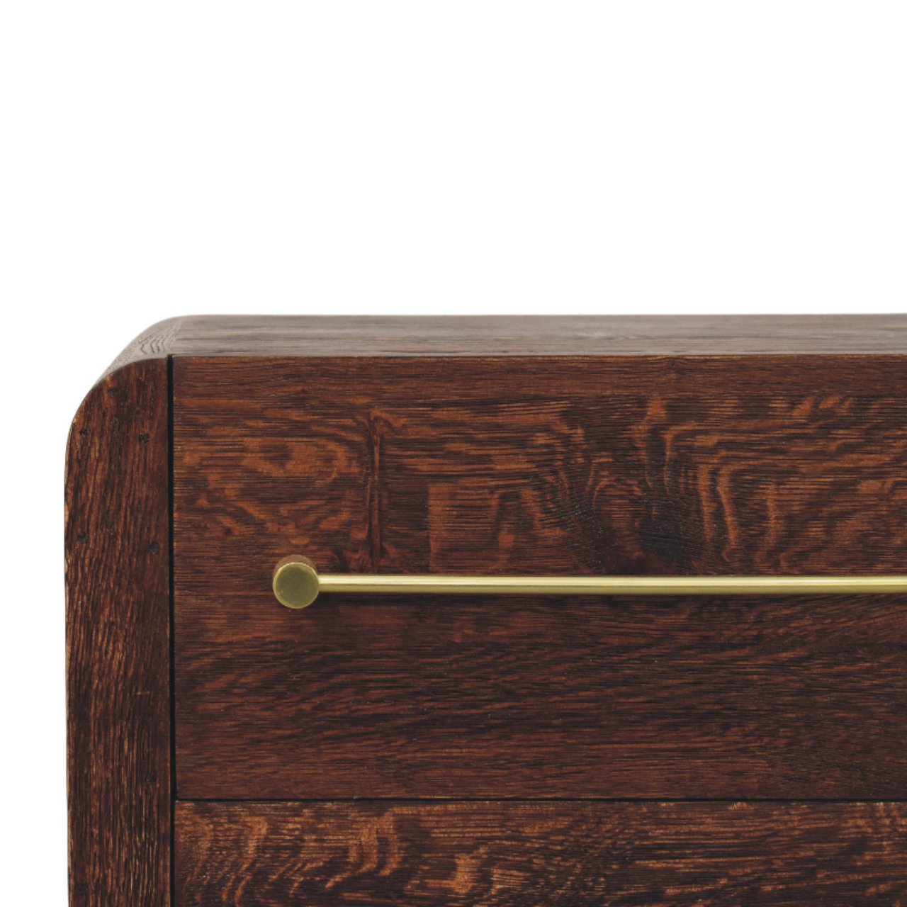 Copenhagen 2-Drawer Nightstand in Smoked Oak - Image 4