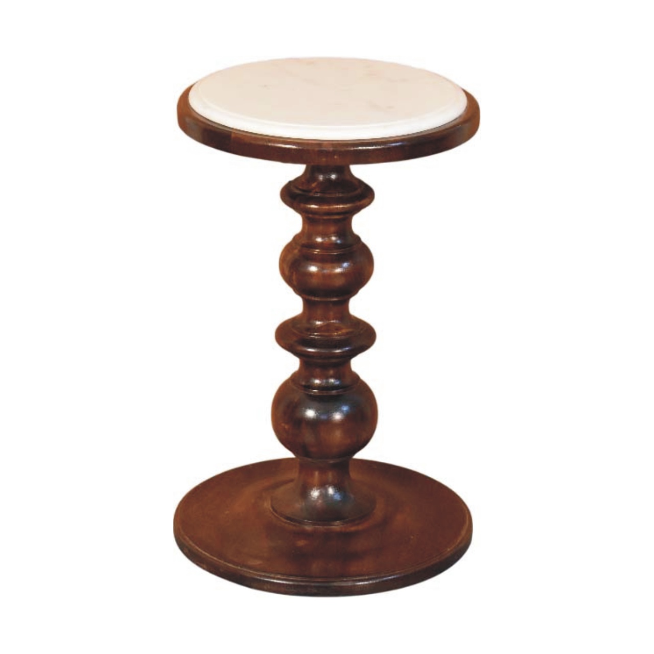 Bellmont Marble-Top Side Table - Image 2