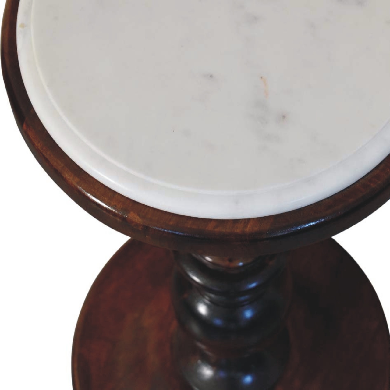 Bellmont Marble-Top Side Table - Image 3
