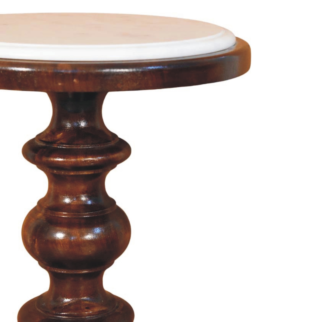 Bellmont Marble-Top Side Table - Image 4