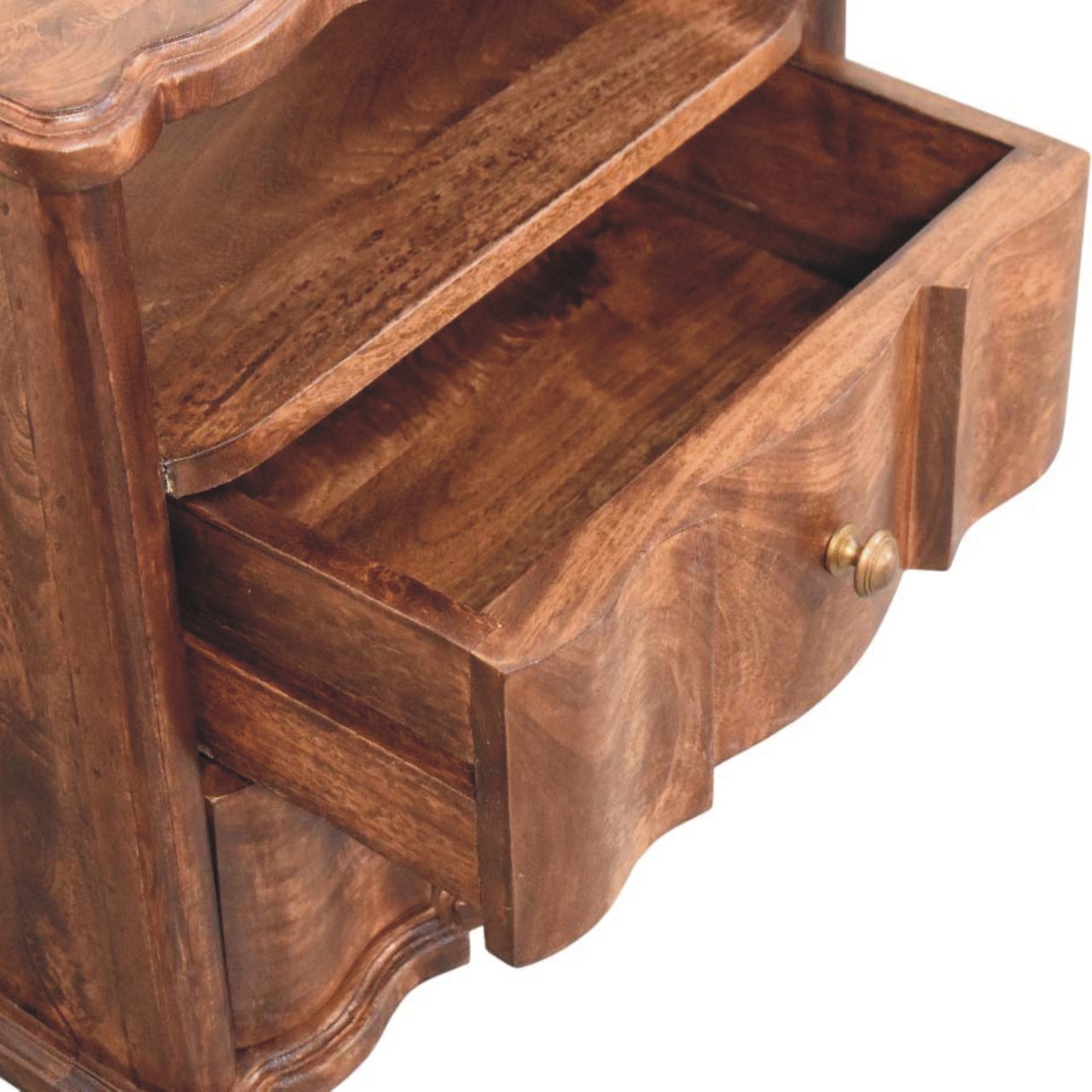 2-Drawer Bedside with Open Shelf - Image 6