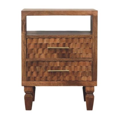 Arno Bedside in Golden Teak