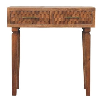 Arno Console Table in Golden Teak