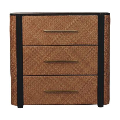 Havana Weave 3 Drawer Chest